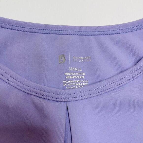 BuffBunny Step Up Crop Lennox Sports Bra Purple Size Small - Picture 4 of 6